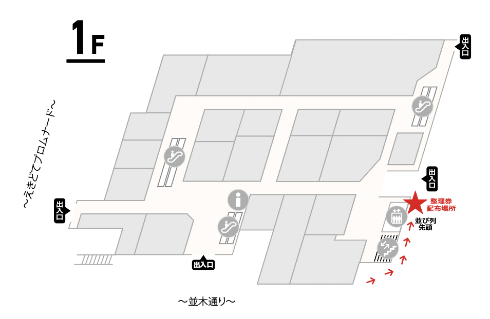 整理券配布場所